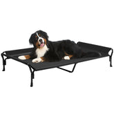 Cama para perro Veehoo elevada de gran tamaño, descanso cómodo.