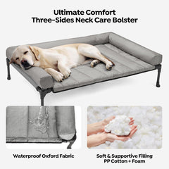 Almohada con borde triple de Veehoo para cuello.
