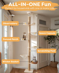 Veehoo Arbol Gato cápsulas confortables para siestas seguras y relajantes