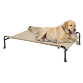 Cama elevada Veehoo para perros grandes con marco estable y cómodo.