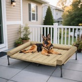 Veehoo cama elevada para perros, vista general, descanso cómodo para interior o exterior