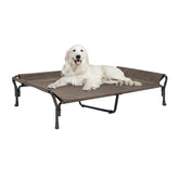 Cama para perros Veehoo elevada con barandilla para mayor seguridad