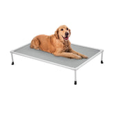 Veehoo cama para perro elevada con malla transpirable, ideal para climas cálidos.