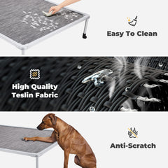 Cama Veehoo, pies antideslizantes para mayor seguridad.