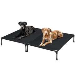 Cama para perro elevada Veehoo con malla enfriante para uso interior y exterior