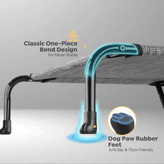 Cama elevadora Veehoo con estructura de metal resistente para exterior