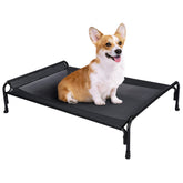 Veehoo cama de perro elevada exterior ofrece descanso estable al aire libre.