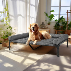 Cama Veehoo elevada extra grande para perros grandes y activos.
