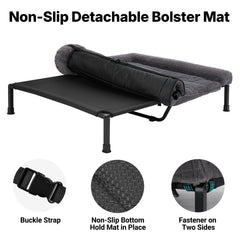 Veehoo cama elevada con malla transpirable para mejorar la ventilación