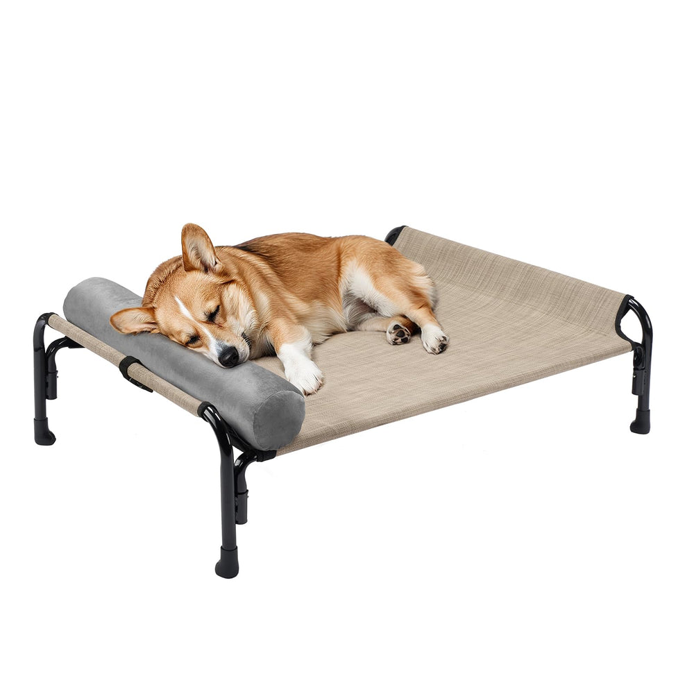 Cama para perros Veehoo con frente removible para mayor confort.