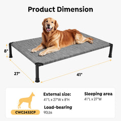 Veehoo cama-perro-uso-interior-exterior ideal para interior y jardín.