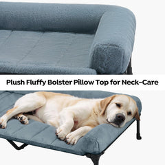 Cojín bolster Veehoo acolchado suave para descanso sereno.