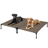 Cama elevada Veehoo para dos perros grandes, práctica y compacta.