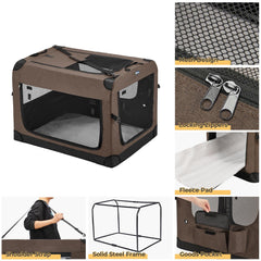 Veehoo con tres puertas enrollables para acceso cómodo