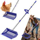 VEEMI pala 2 en 1 para excrementos de gallinas, facilita la limpieza del gallinero.