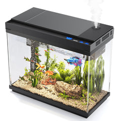 Vehipa acuario 2-4 galón, compacto y decorativo para espacios pequeños.