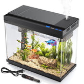 Vehipa acuario 2.4 galones kit inicio ofrece visión clara para observar peces