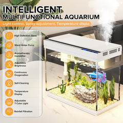 Vehipa acuario, bomba 3-en-1 silenciosa para filtración y oxigenación