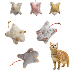 Veinbuty ratón catnip, pack de 3, estimula juego interior