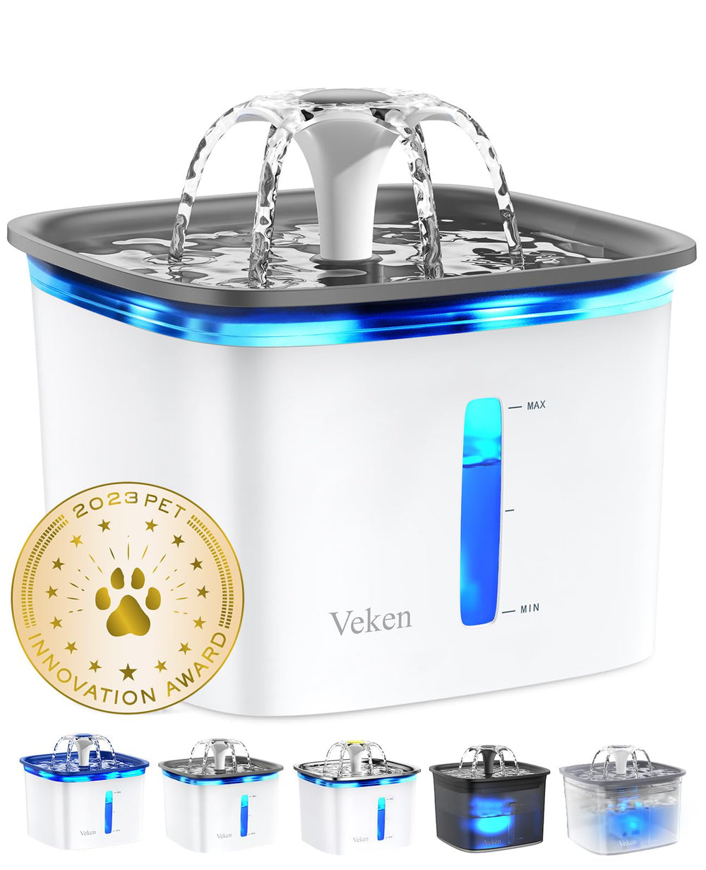 Fuente Veken con flor en cascada para animar a beber