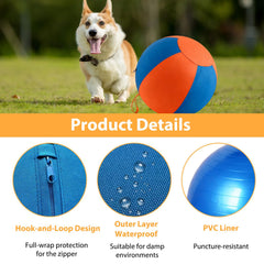 Velupet Zoom, exterior de Oxford impermeable, mantiene la pelota seca tras lluvias ligeras.