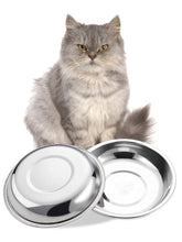 Tazón VENTION para gato, acero inoxidable, diámetro de 7.3 pulgadas y comodidad para bigotes.