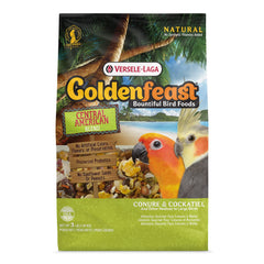 Versele-Laga Goldenfeast Mézcla Centroamericana en bolsa de 3 lb, alimento natural para aves.