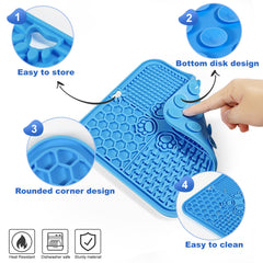Verwohnt Lick Mat de aproximadamente 20 cm para perros medianos y grandes.