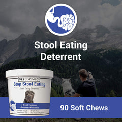 Vet Classics aliento fresco para perros con gomitas masticables.