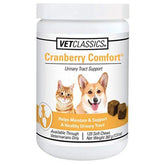 Botella de Vet Classics Confort de Arándano, suplemento urinario para perros y gatos.