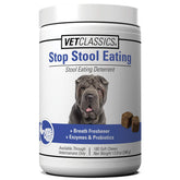 Vet Classics gomitas para perros para evitar comer heces y apoyar la higiene.