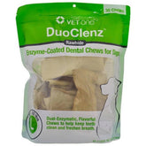 Vet One DuoClenz masticables dentales para perros grandes, con sabor a pollo para mantener dientes sanos.