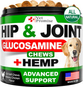 Vet Promise pastillas masticables articulaciones para perros, mejora la movilidad diaria.