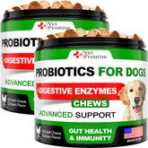 Vet Promise probióticos para perros: envase visible para dosis diarias