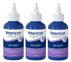 Vetericyn Plus para ojos de animales, lavado suave para limpiar secreciones oculares.