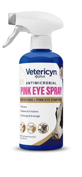 Vetericyn Plus, spray para ojos rosados en ganado, ayuda a mantener ojos limpios.
