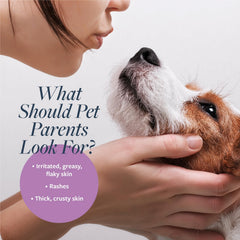 Champú con avena coloidal de Veterinary Formula Clinical Care para piel sensible.