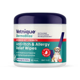 Vetnique Dermabliss wipes: empaque listo para usar en casa.