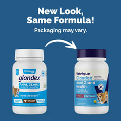 Vetnique Glandex cuchara medidora, dosis diaria para la salud digestiva.