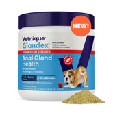 Glandex de Vetnique polvo para glándulas anales, apoyo suave a su salud digestiva
