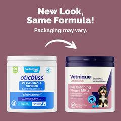 Vetnique Oticbliss: toallitas para orejas de gato, higiene segura
