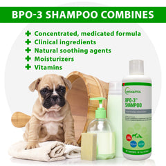 Vetoquinol BPO-3 para caballos: champú medicinal para un pelaje limpio.