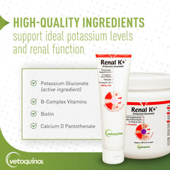 Dosis de Renal K+ para añadir a la dieta diaria.