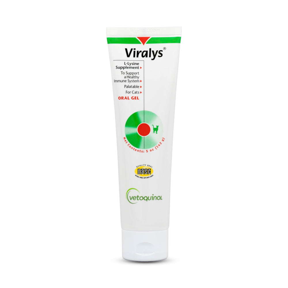 Vetoquinol Viralys Gel lisina para gatos, impulso inmunitario diario.