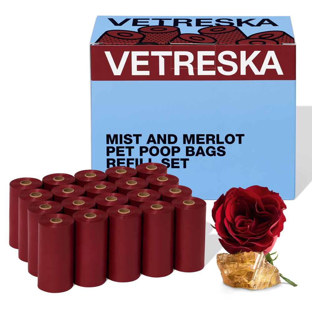 Bolsas Vetreska para perro, resistentes y extra gruesas para mantener las manos limpias.