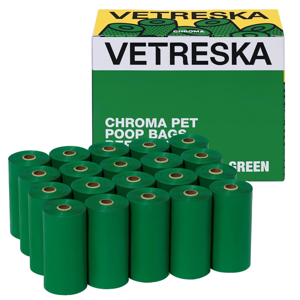 Bolsas Vetreska para perros gruesas, útiles para paseos limpios y sin derrames.
