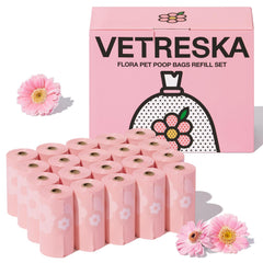 VETRESKA: paquete de 20 rollos con 300 bolsas para perro.