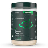 VetriScience Dental Care Powder aliento fresco para mascotas y dientes sanos.