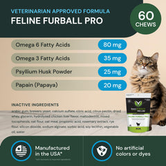 VetriScience Eliminacion-bolas-pelo-gatos: ayuda para una eliminación suave
