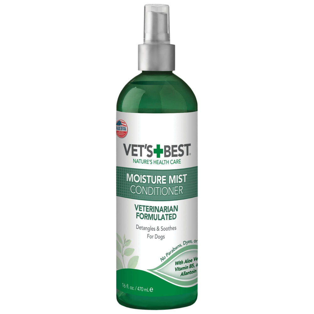 Vet's Best Moisture Mist: botella en spray para acondicionar y desenredar el pelaje.